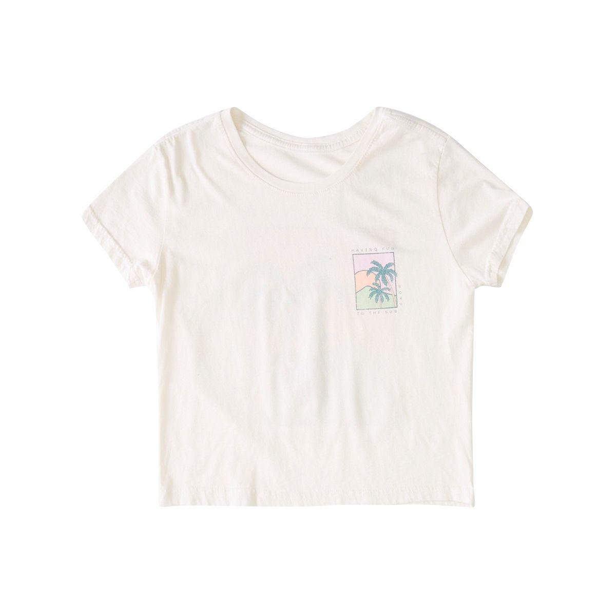 Polera Roxy Early Morning Niña Snow White-0