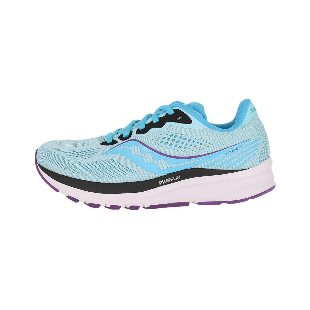 Zapatilla Saucony Ride 14 Mujer Powder/Concord-0