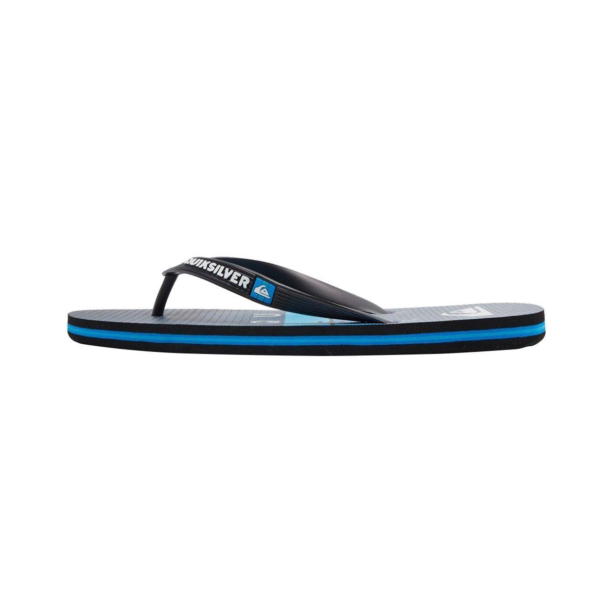 Sandalia Quiksilver Molokai Word Hombre Black/Blue-0