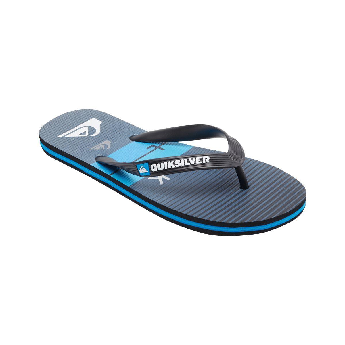 Sandalia Quiksilver Molokai Word Hombre Black/Blue-1
