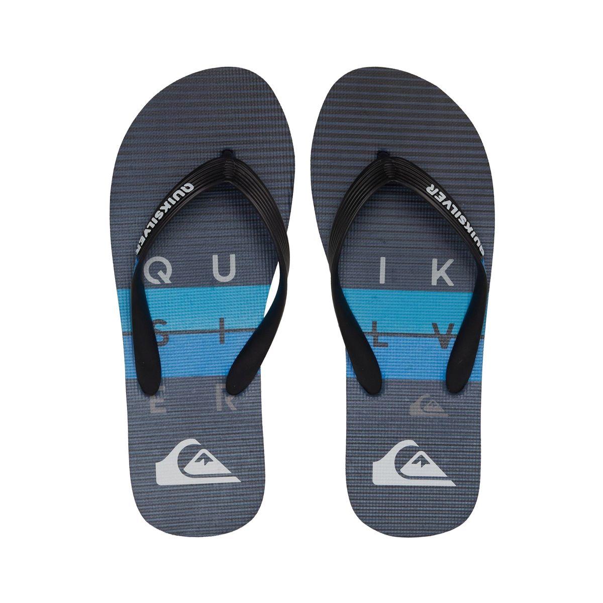 Sandalia Quiksilver Molokai Word Hombre Black/Blue-3