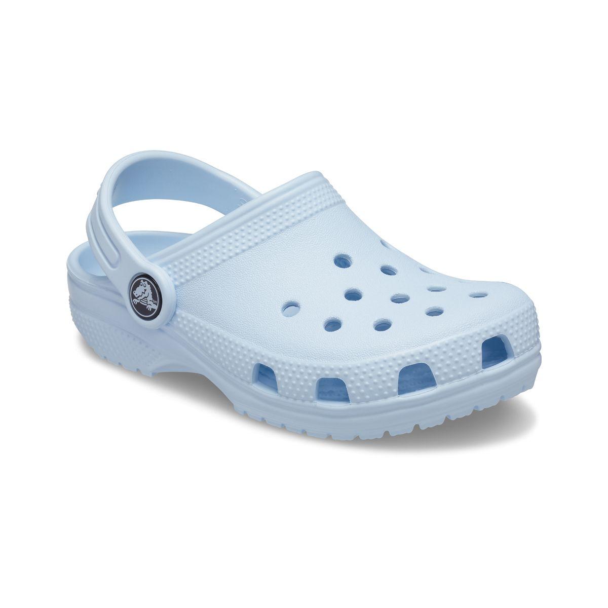Zueco Crocs Classic Niño  Blue Clear-0