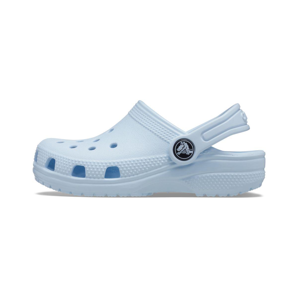 Zueco Crocs Classic Niño  Blue Clear-2
