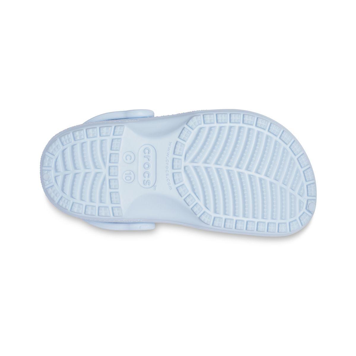 Zueco Crocs Classic Niño  Blue Clear-3