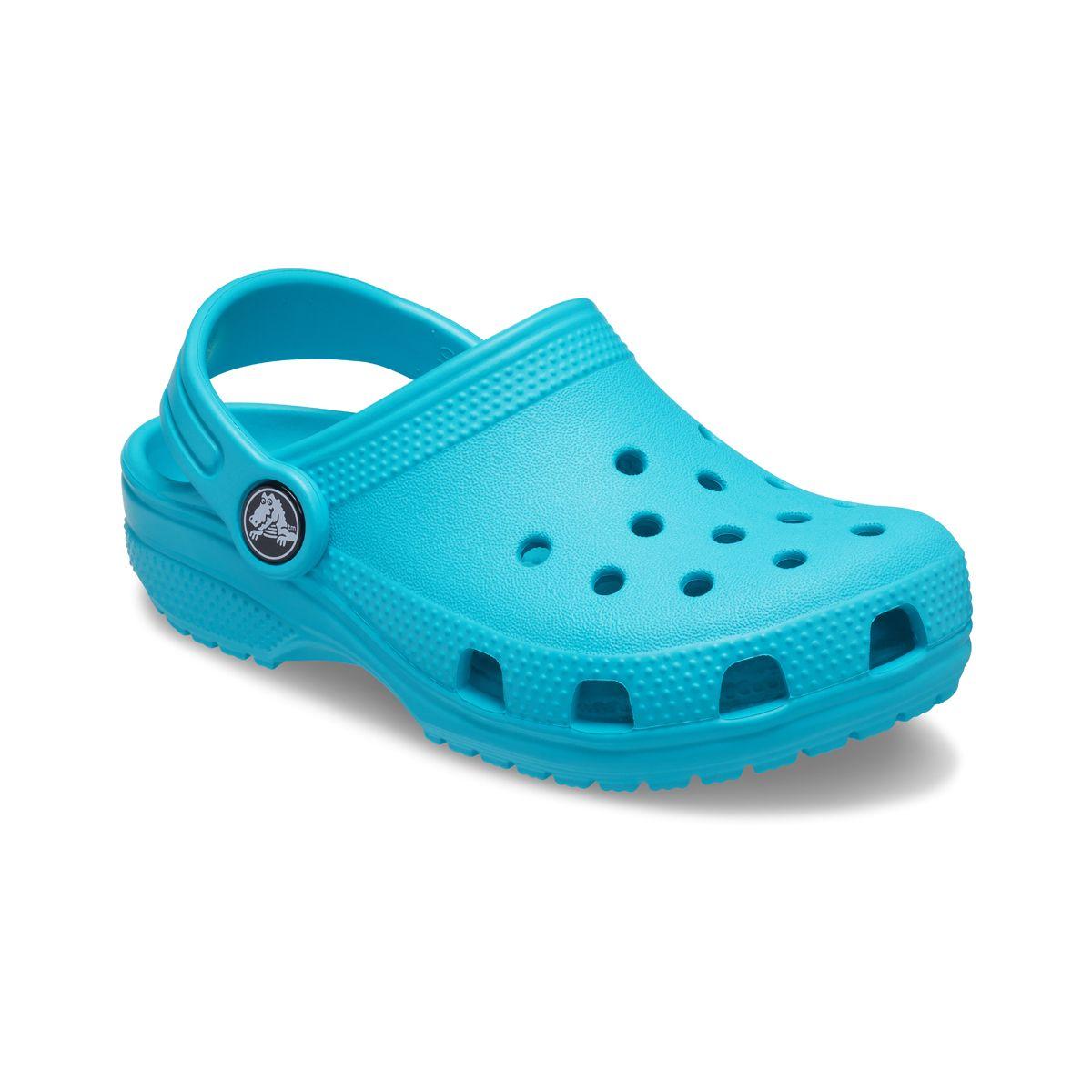 Zueco Crocs Classic Niño Digital Aqua-0