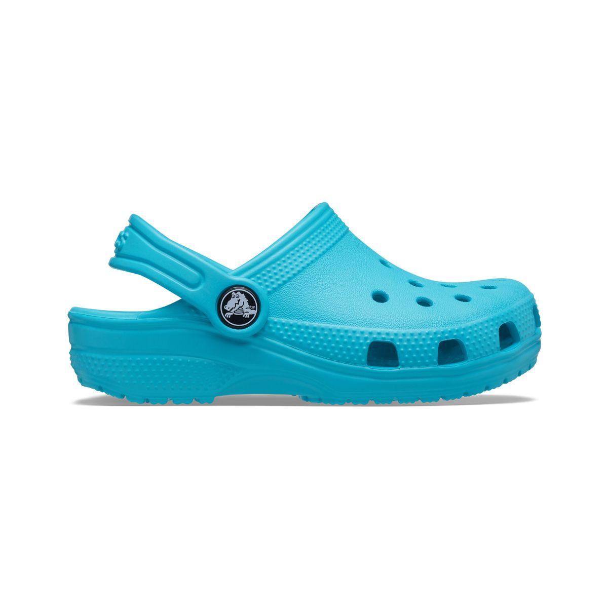 Zueco Crocs Classic Niño Digital Aqua-1