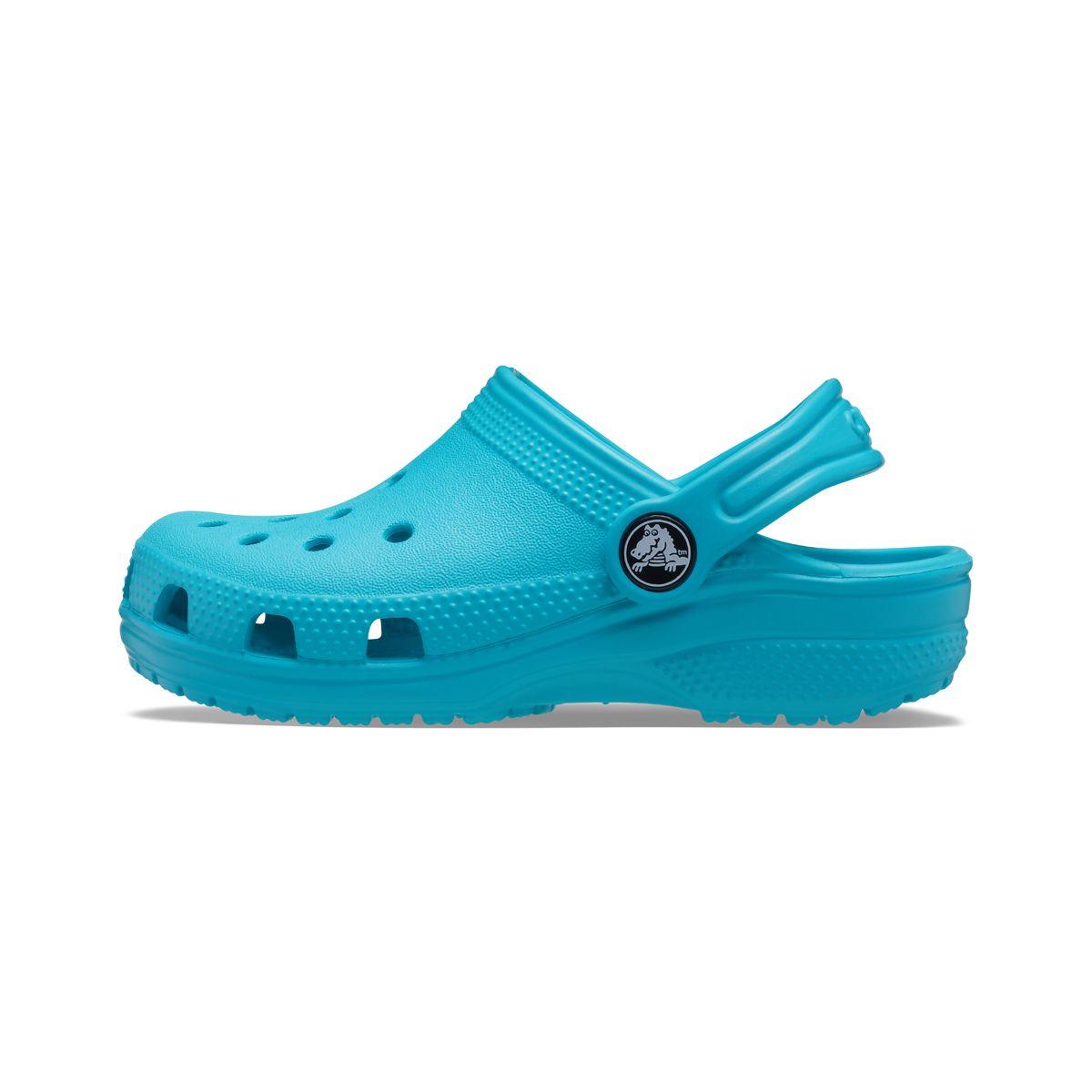 Zueco Crocs Classic Niño Digital Aqua-2
