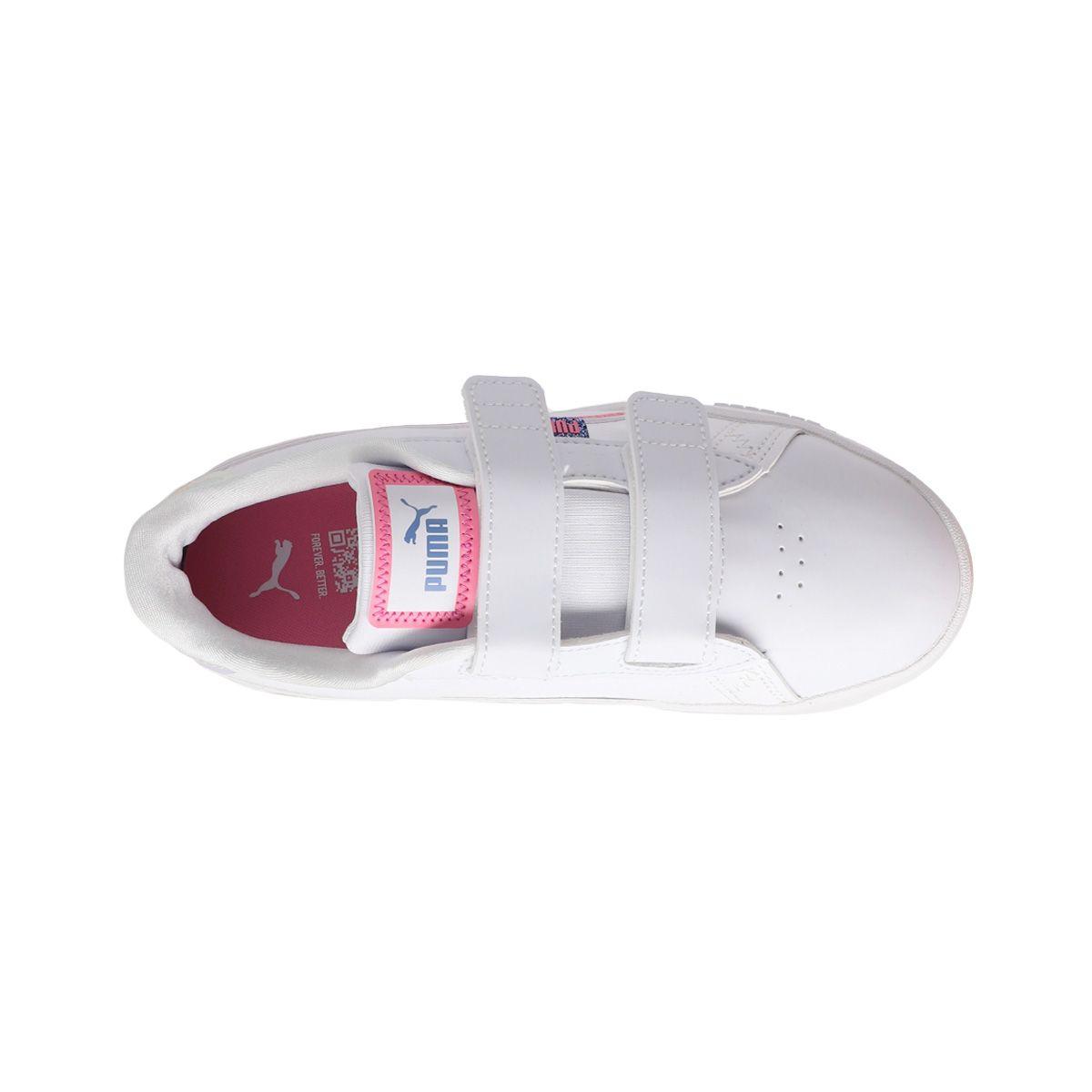 Zapatilla Puma Jada Deep Dive Niña Blancas/Rosadas-4