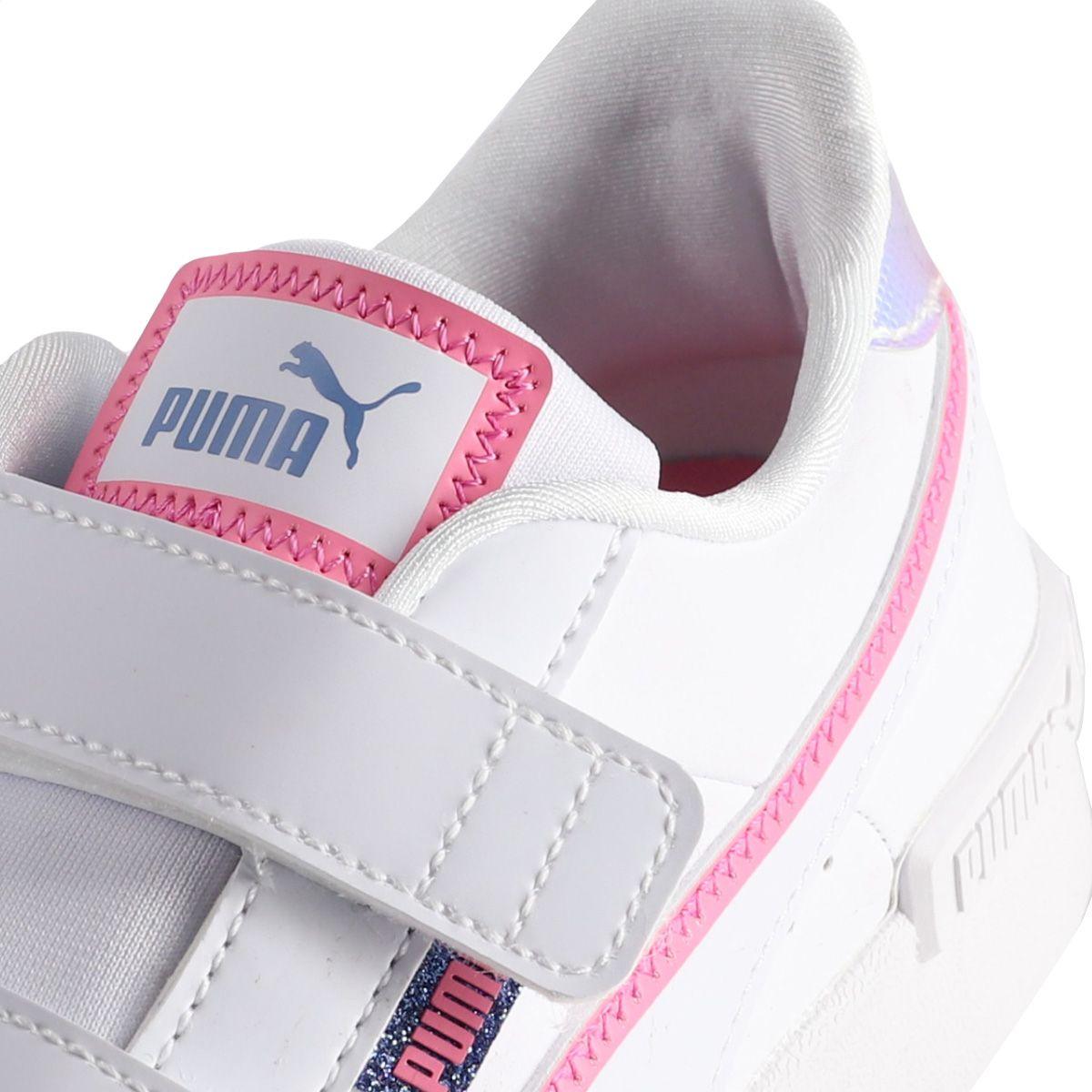 Zapatilla Puma Jada Deep Dive Niña Blancas/Rosadas-5