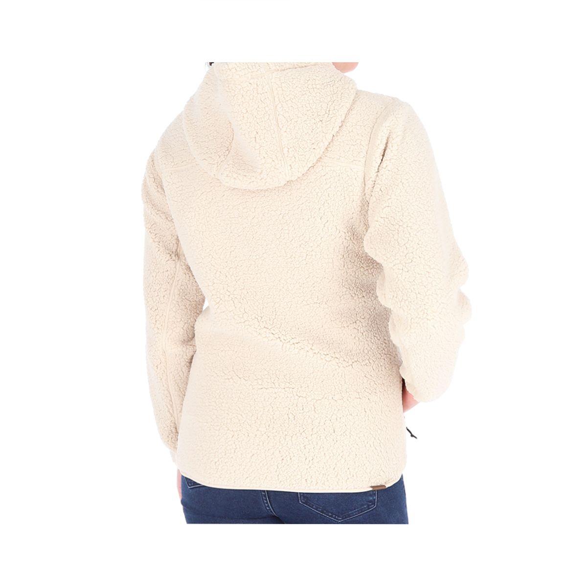 Polerón Shaggy Mujer Liso CP Beige-2