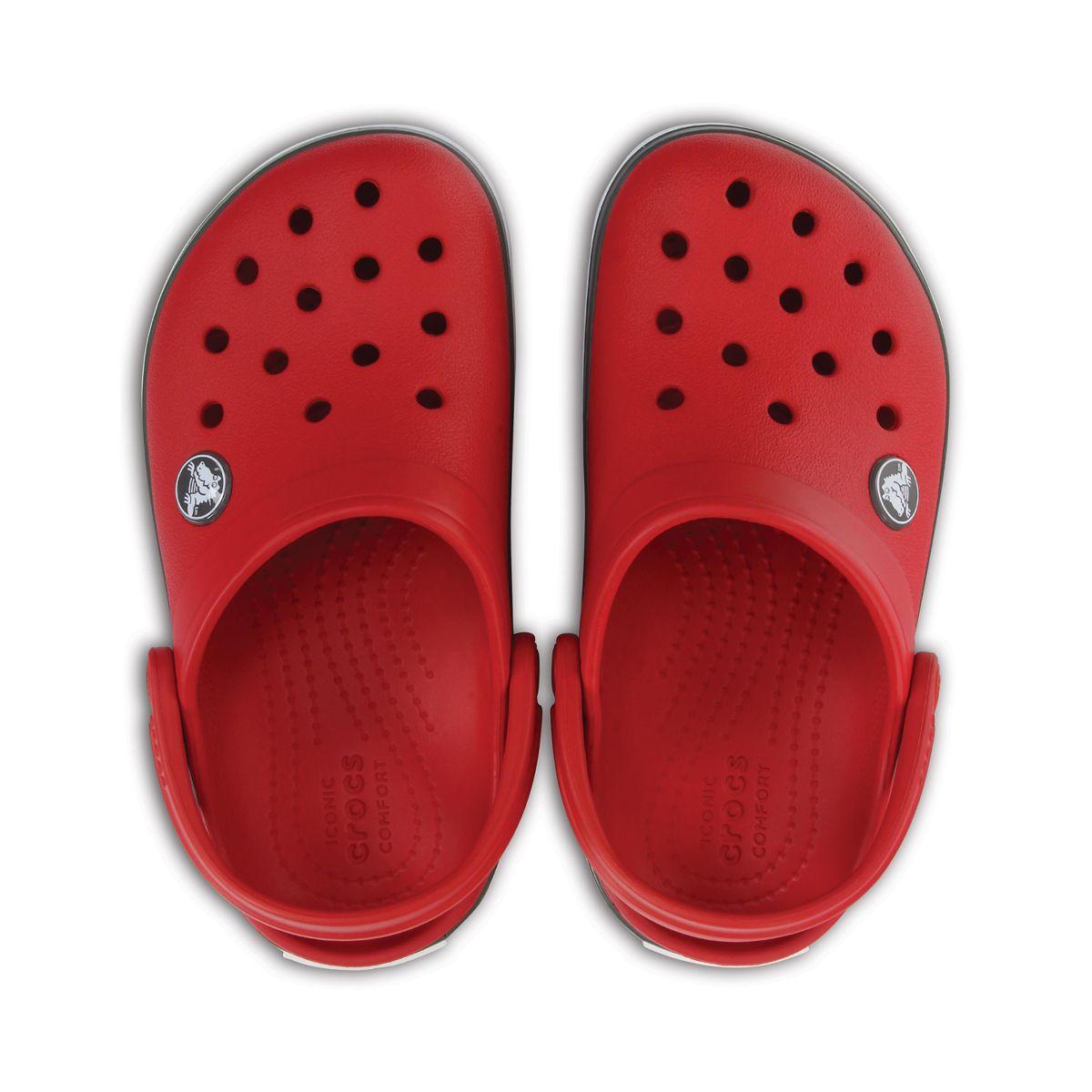 Zueco Crocs Crocband Niño Pepper/Graphite-4