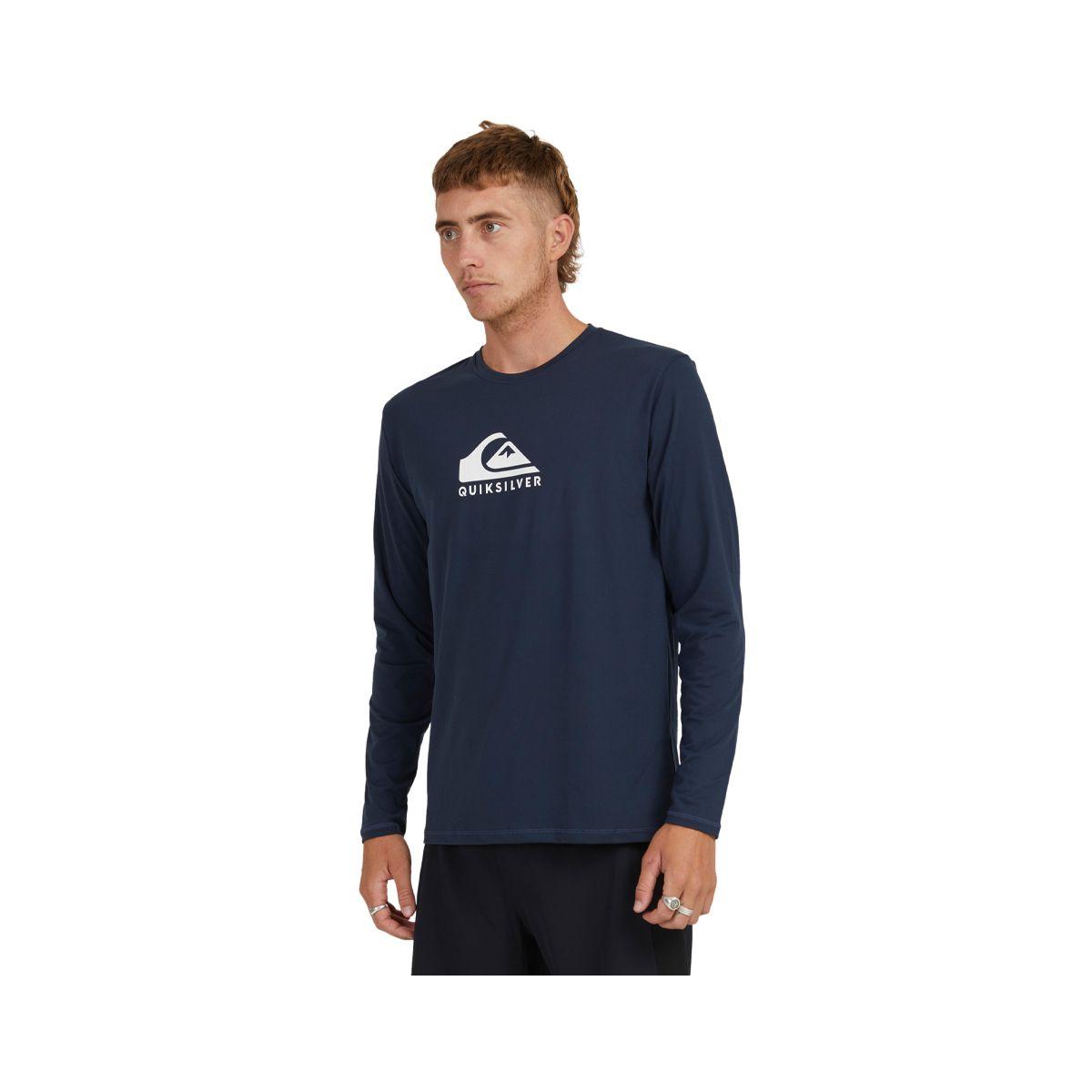 Rashguard Quiksilver Solid Streak Hombre Navy Blazer-1