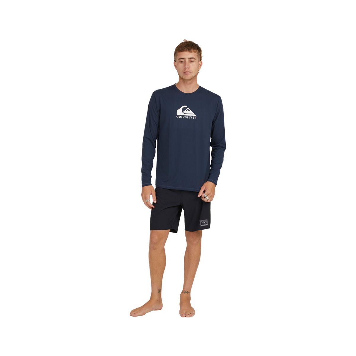 Rashguard Quiksilver Solid Streak Hombre Navy Blazer-2