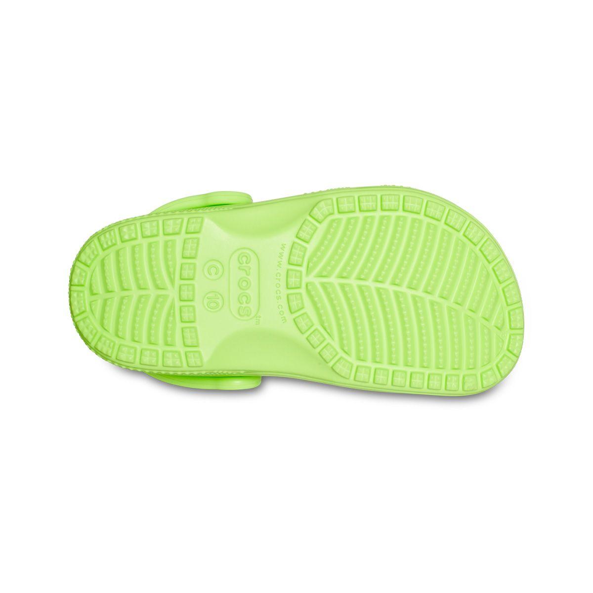 Zueco Crocs Classic Niños TD Limeade-3