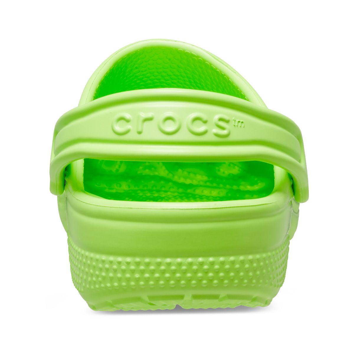 Zueco Crocs Classic Niños TD Limeade-4