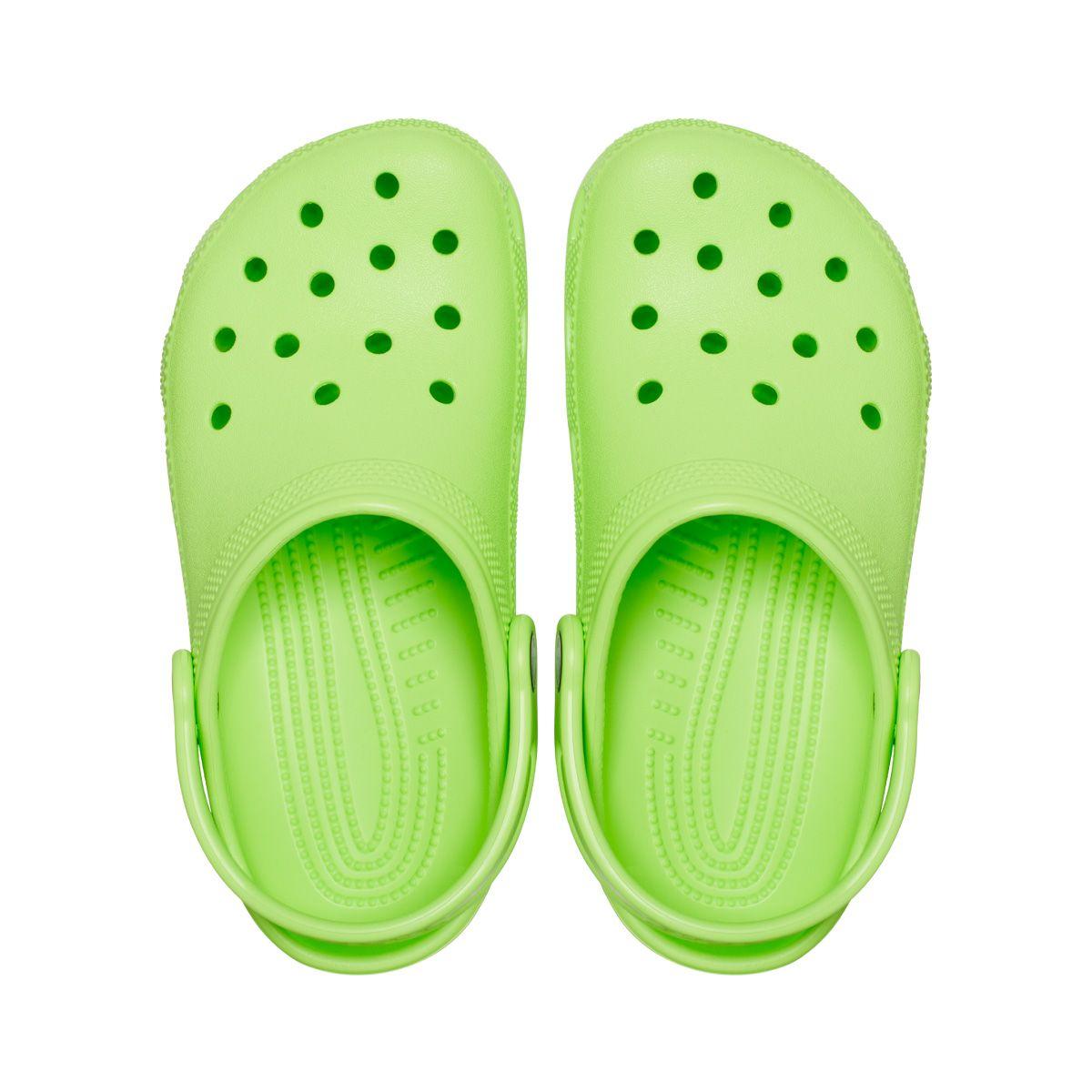 Zueco Crocs Classic Niños TD Limeade-5