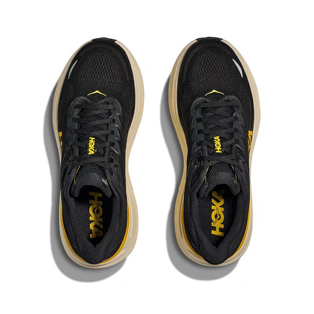 Zapatillas Hoka Bondi 9 Hombre Carbon Black / Yellow Gold-1