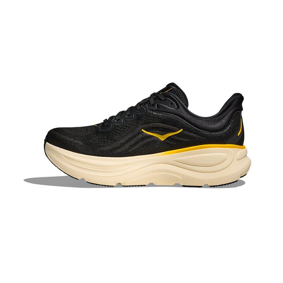 Zapatillas Hoka Bondi 9 Hombre Carbon Black / Yellow Gold-7
