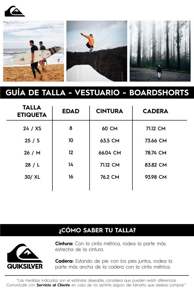 Boardshorts Quiksilver Everyday Mix 1(8-16años) Niño Celeste-4