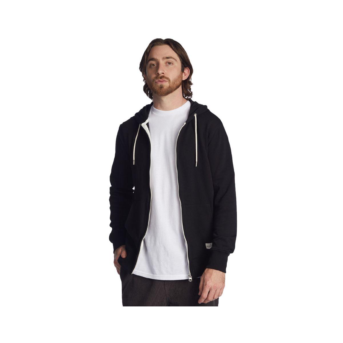 Polerón Quiksilver Essentials Organic Hombre Black-0