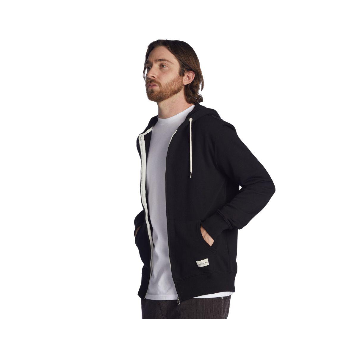 Polerón Quiksilver Essentials Organic Hombre Black-1