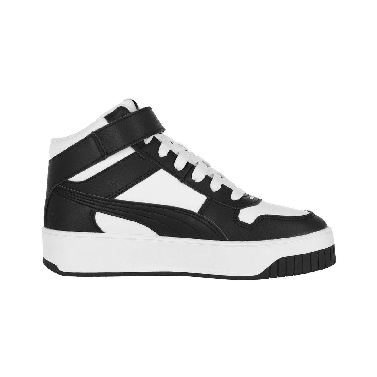Zapatilla Puma Carina Street Mid Mujer Black/White-1