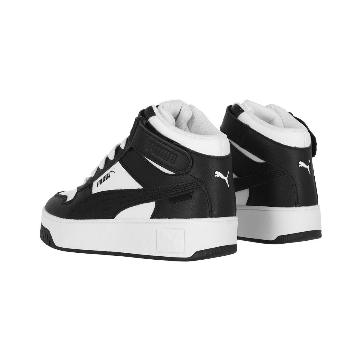 Zapatilla Puma Carina Street Mid Mujer Black/White-2
