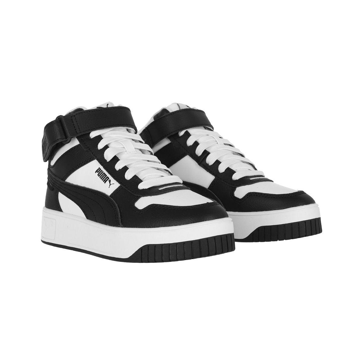 Zapatilla Puma Carina Street Mid Mujer Black/White-3