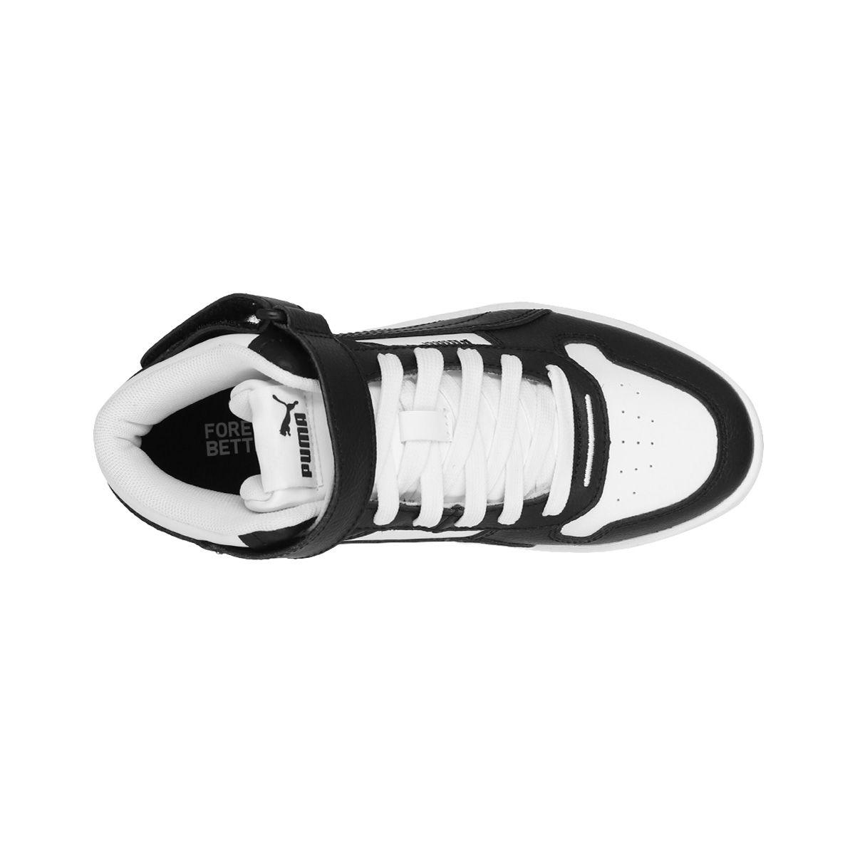 Zapatilla Puma Carina Street Mid Mujer Black/White-4