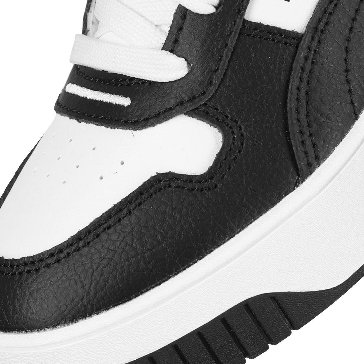 Zapatilla Puma Carina Street Mid Mujer Black/White-5