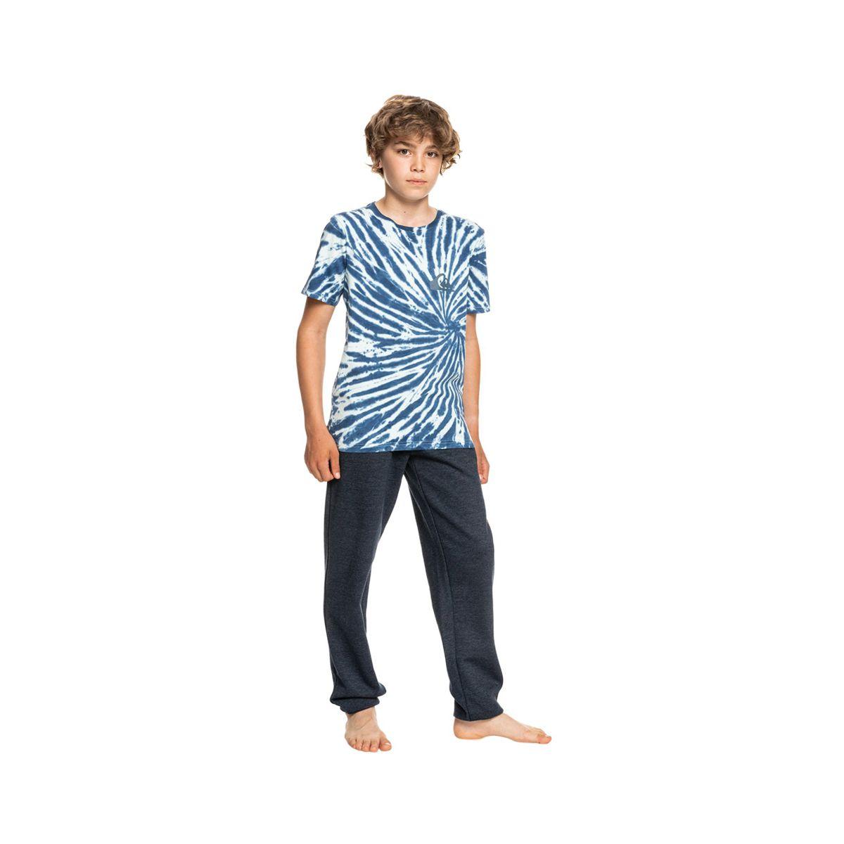 Polera Quiksilver 25th Hour Niño Blue Light-3