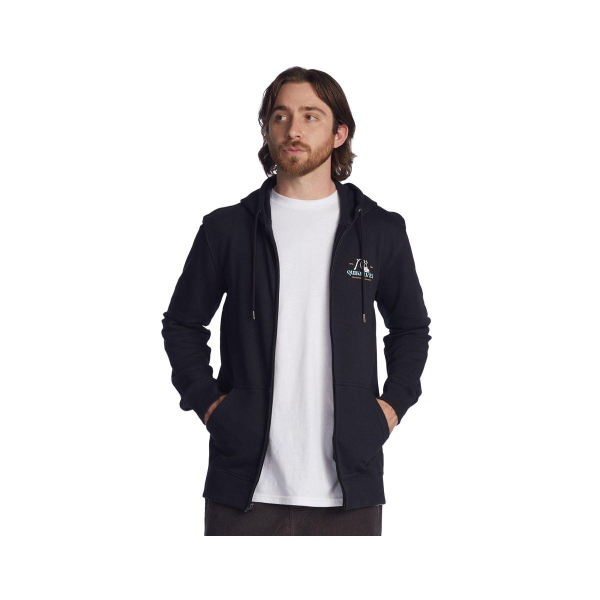 Polerón Quiksilver These Days Hombre Black-0