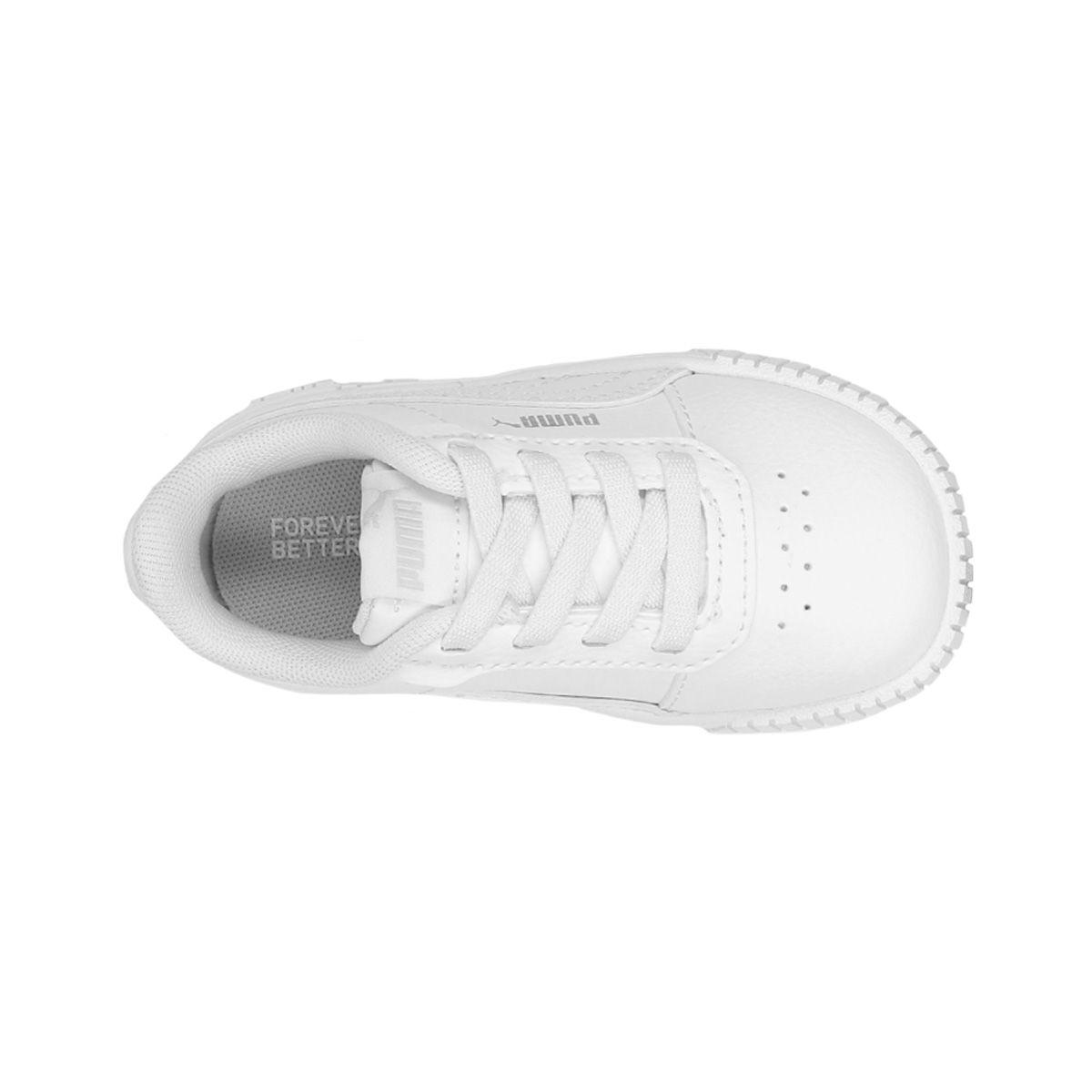 Zapatilla Puma Carina 2.0 NiñosTD White-4