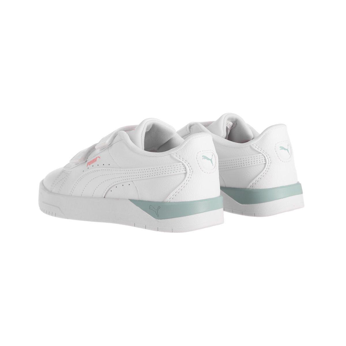 Zapatillas Urbanas Niños Jada Classic Puma Blancas/Verdes-3