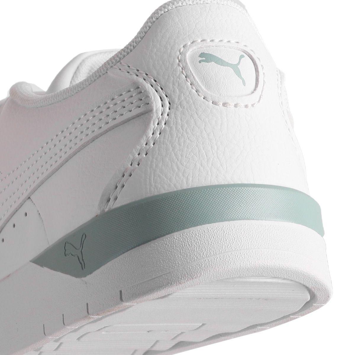 Zapatillas Urbanas Niños Jada Classic Puma Blancas/Verdes-5