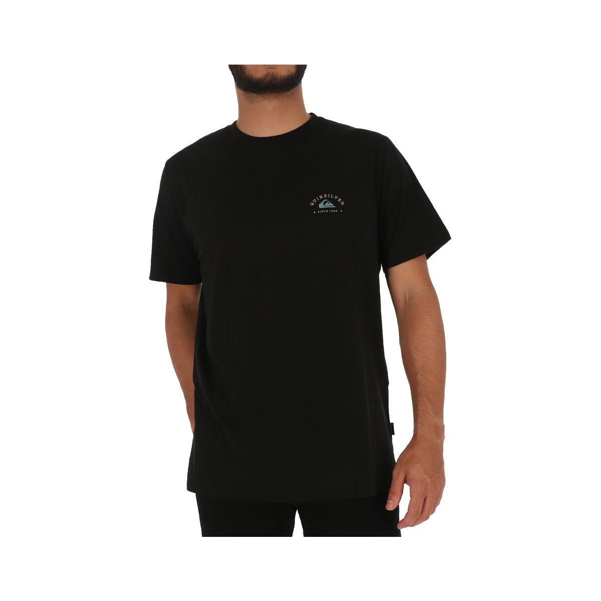 Polera Quiksilver Back Logo Hombre Black-0