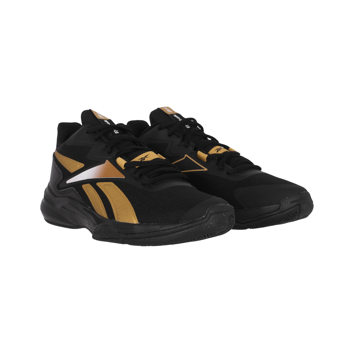 Zapatilla Reebok More Buckets Hombre Black/Yellow-2