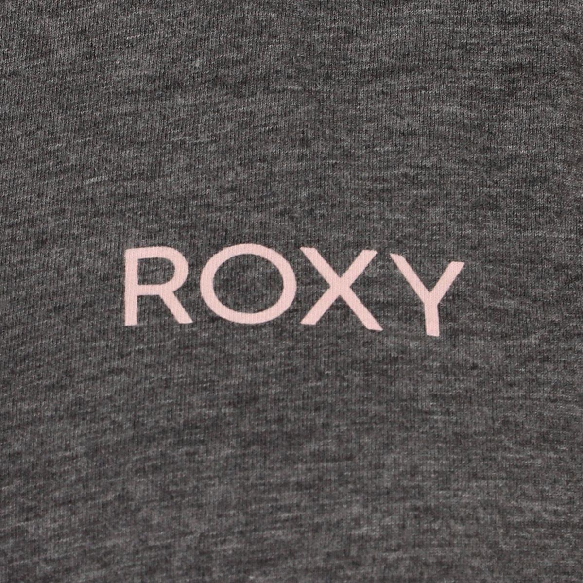 Polera Roxy Logo Mujer Marengo Melange-3