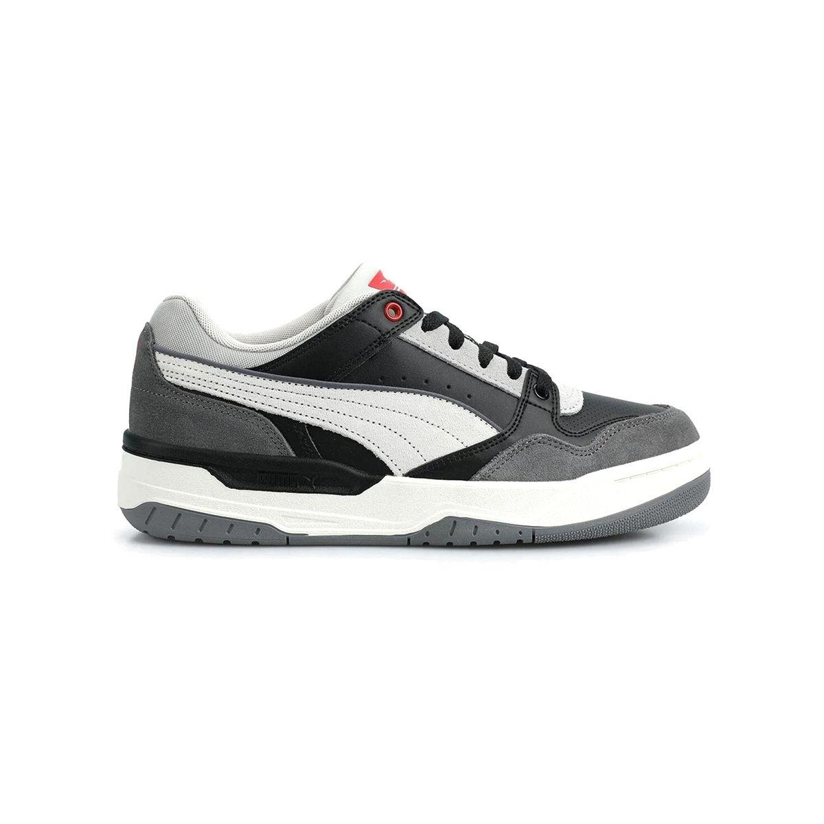 Zapatillas Hombre Rebound Retro Puma Negras/Cremas/Blancas-1