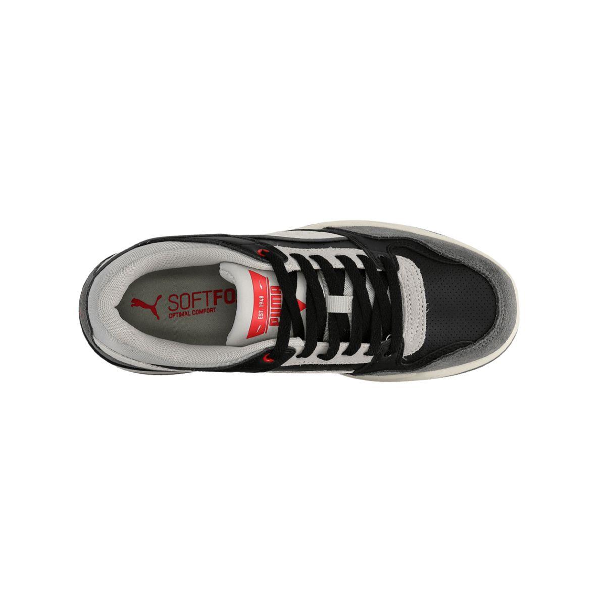 Zapatillas Hombre Rebound Retro Puma Negras/Cremas/Blancas-4