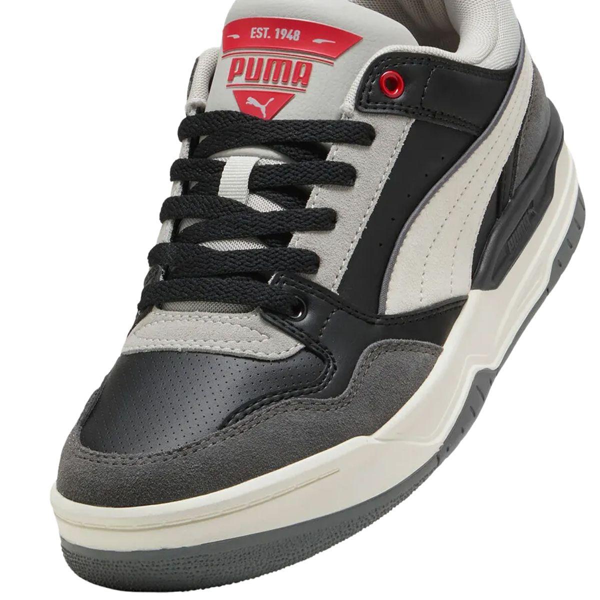 Zapatillas Hombre Rebound Retro Puma Negras/Cremas/Blancas-5