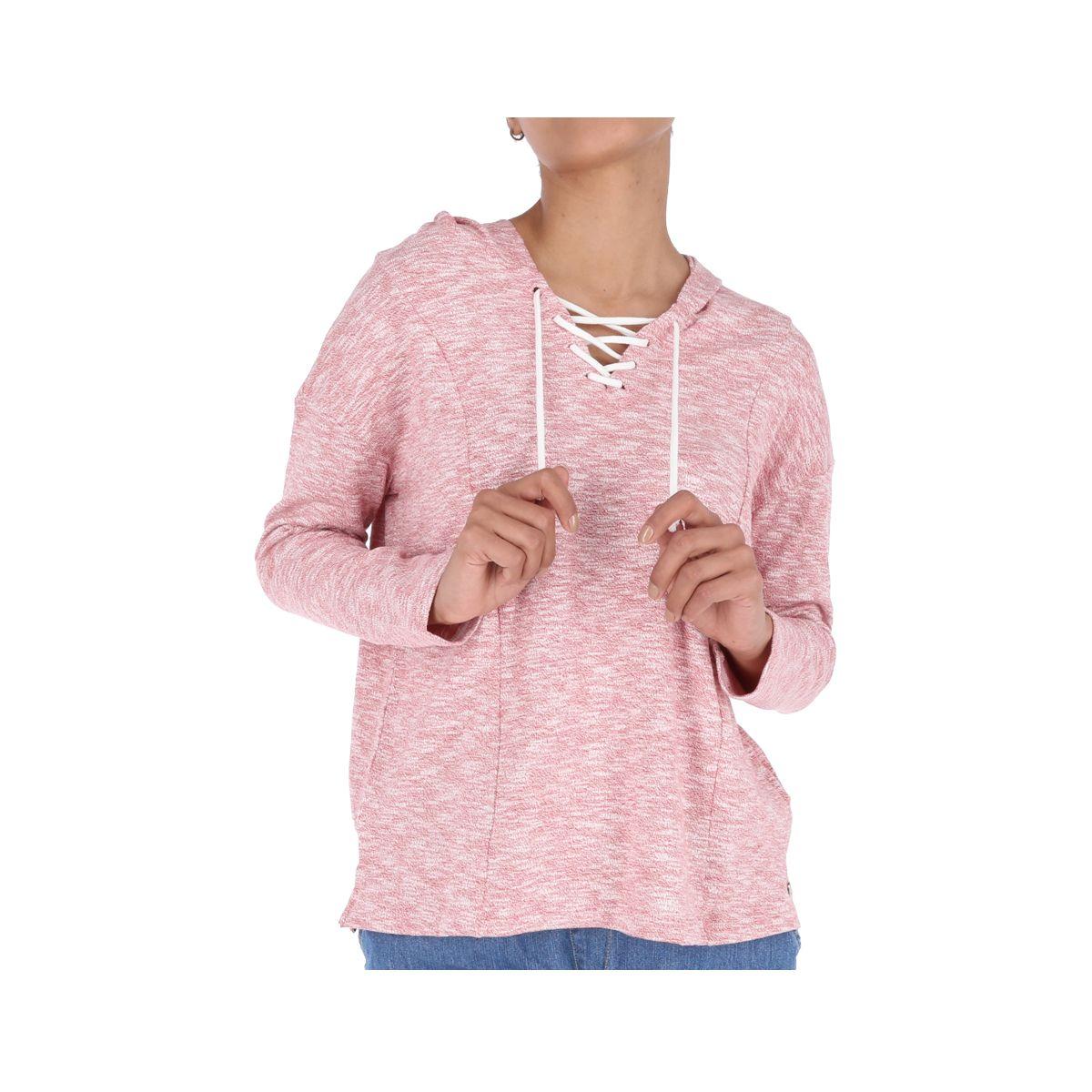Sweater Roxy Discovery Arcade Cardinal Mujer Rosa-0
