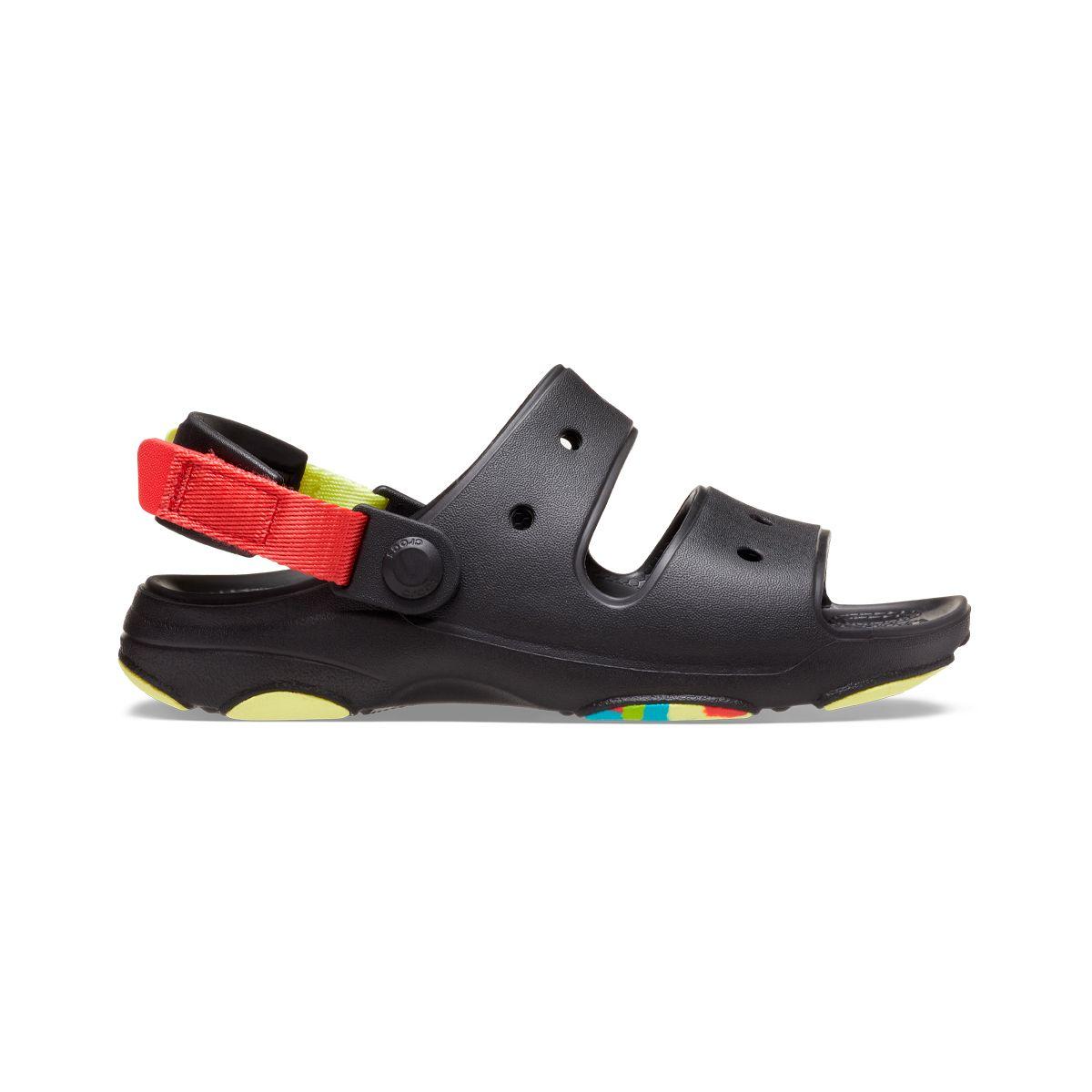 Sandalia Crocs Classic All Terrain Niño Black/Multi-1