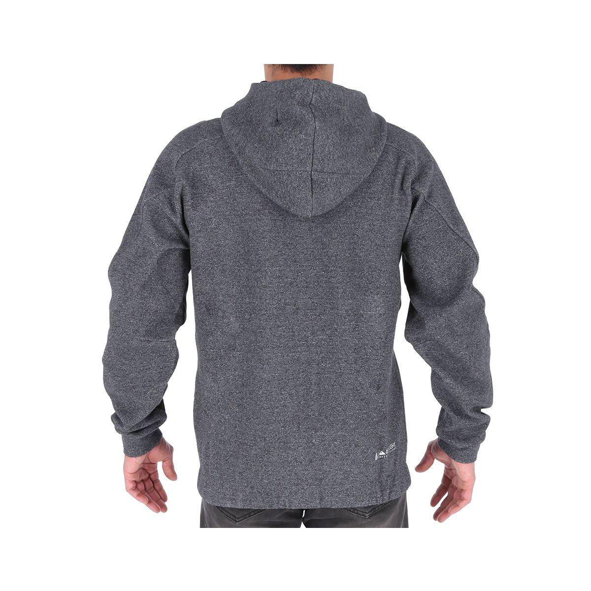 Polerón Hombre Quiksilver Adapt Travel Black Heather-2