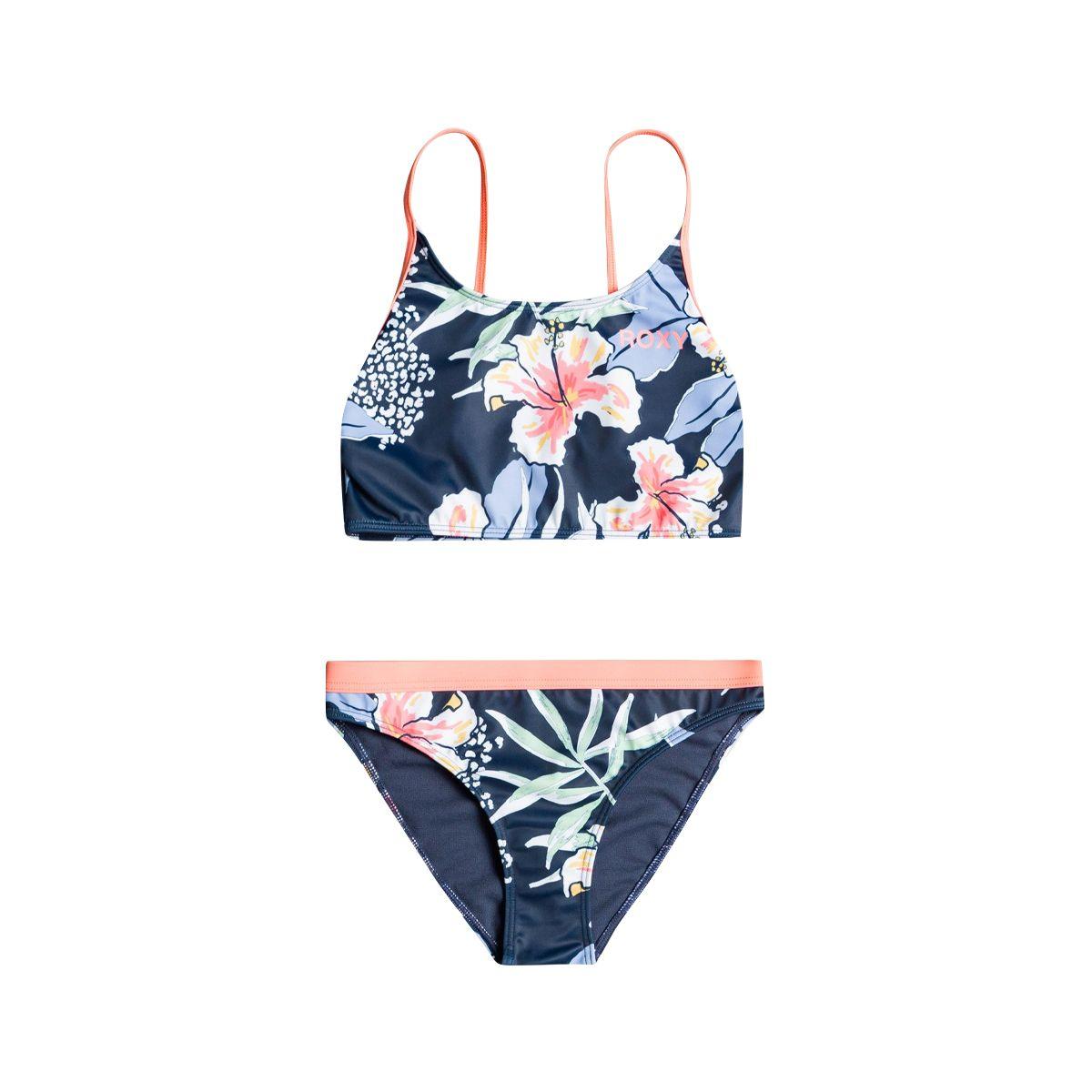 Bikini Roxy Summer Good Wave Mood Indigo (8-12 años) Niña-0