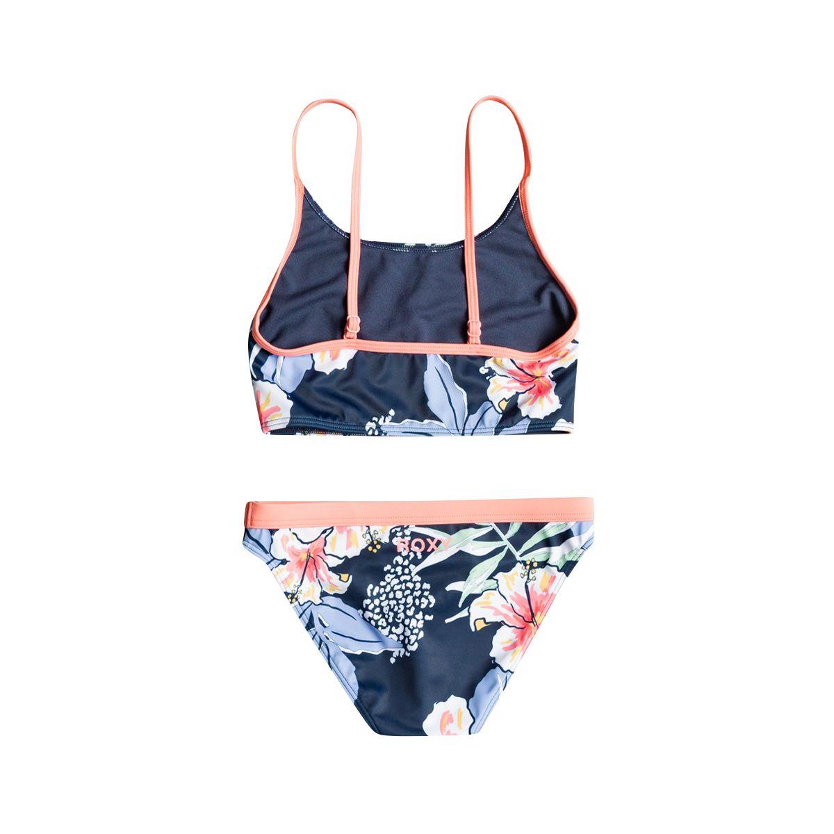 Bikini Roxy Summer Good Wave Mood Indigo (8-12 años) Niña-1