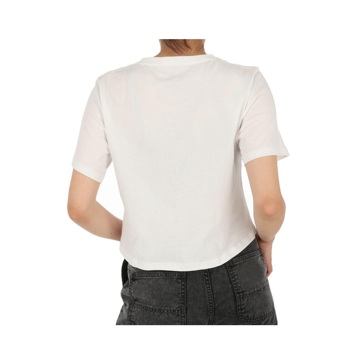 Polera Roxy Crop Basic Mujer White-2