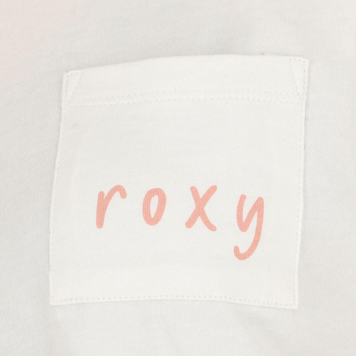Polera Roxy Crop Basic Mujer White-3