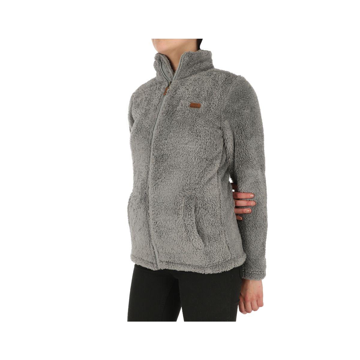 Polerón Roxy Shaggy Mujer Light Grey Heather-1