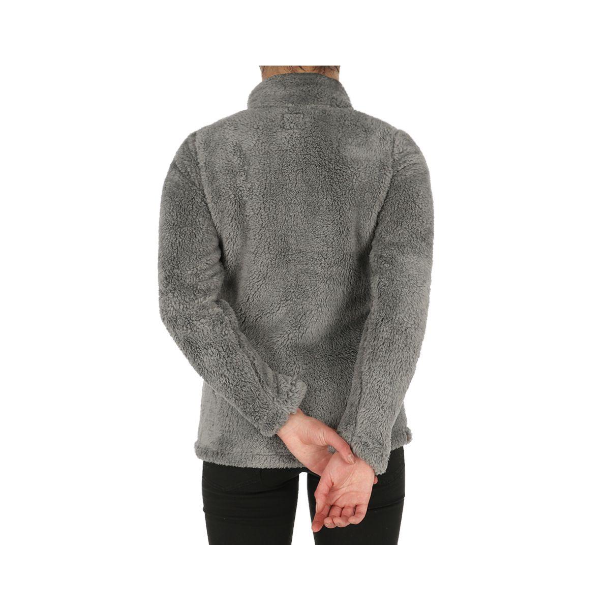 Polerón Roxy Shaggy Mujer Light Grey Heather-2